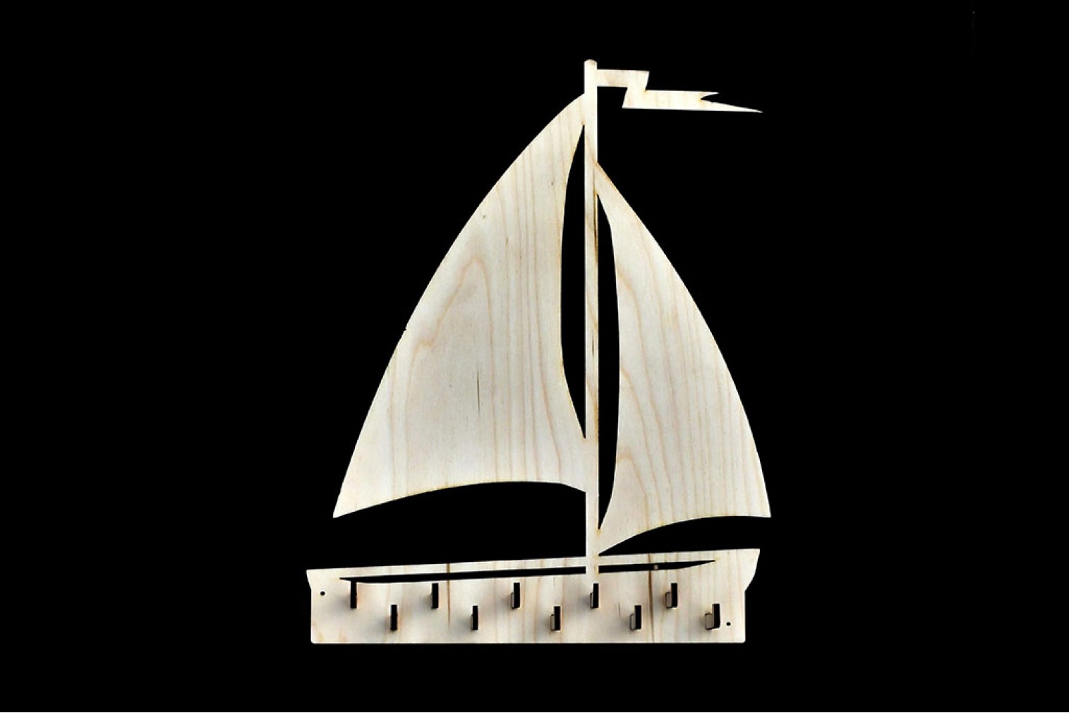 Key hanger Sailboat